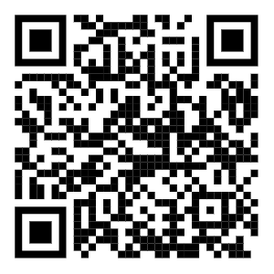 QR code for webinar registration